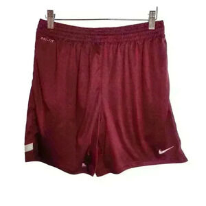 Women's Nike maroon athletic shorts inseam 6.5" size medium